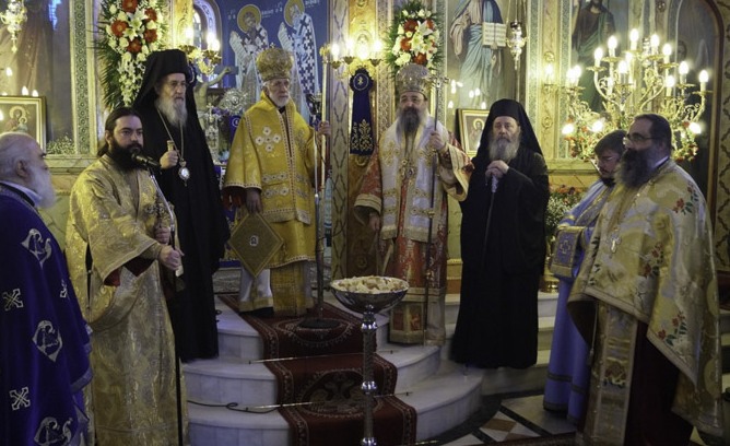 Престольный праздник святителя Григория Богослова в Патрах