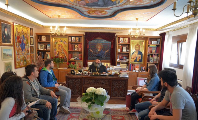 Встреча митрополита Лангады Иоанна с молодежью