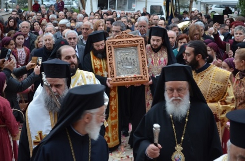 Икона Богородицы Малеви посетила Кипр