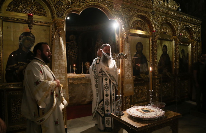 Праздник святого Давида Солунского в Салониках