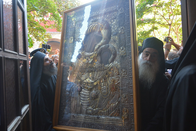 Праздник Успения Богородицы в Иверском монастыре на Афоне