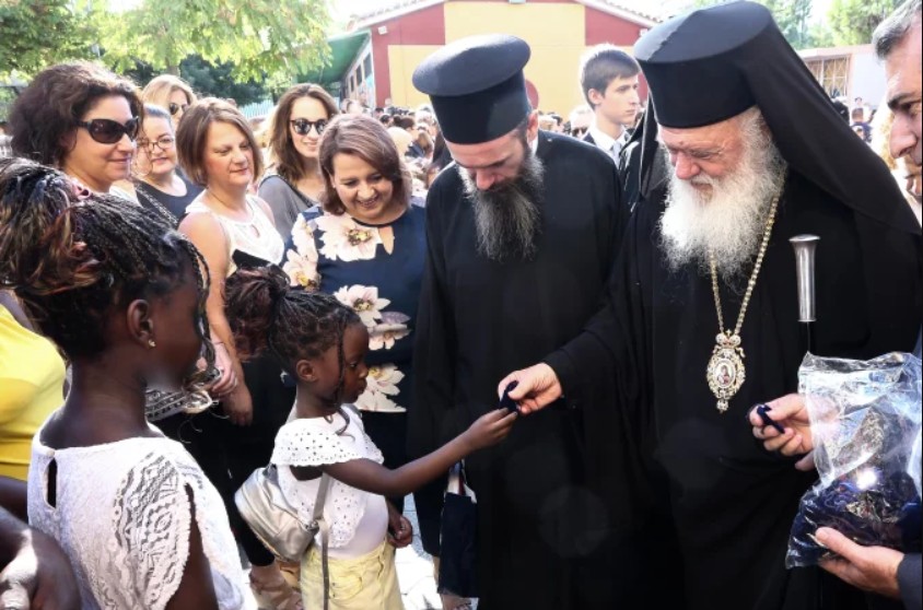 Архиепископ Иероним посетил Афинские школы