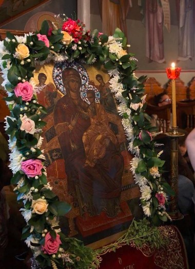 Праздник иконы Всецарица в Порто-Лагосе