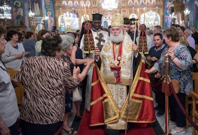 В Волосе отметили праздник Вознесения Господня Патриаршим богослужением