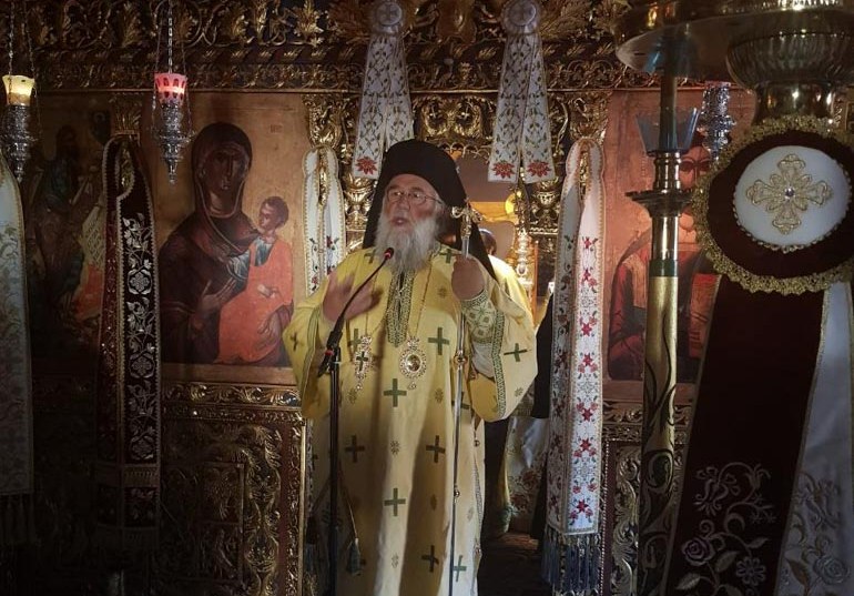 Митрополит Корфу Нектарий посетил монастырь Ано Ксенья