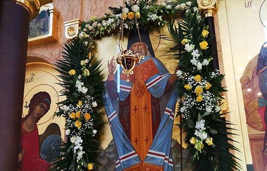Праздник в храме святителя Луки Врача в Нафплионе