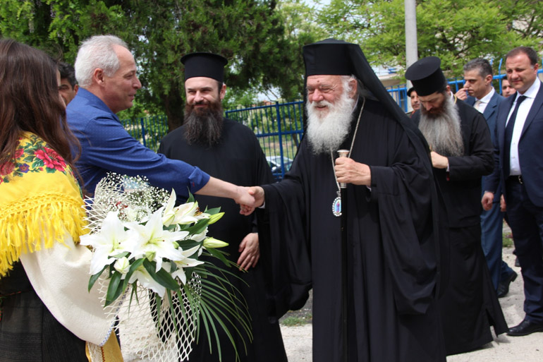 Архиепископ Иероним посетил Северные области Греции