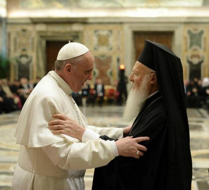Встреча Папы Франциска и Патриарха Варфоломея