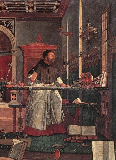 Карпаччо. Видение святого Августина, фрагмент.1502-1504, Венеция.