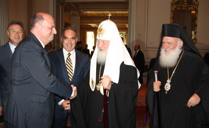 Прием в честь Патриарха Московского в Афинах