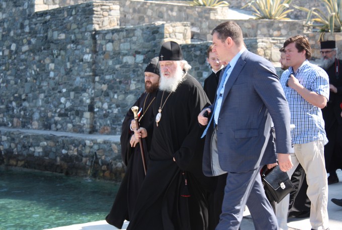 Патриарх Кирилл на Святой Горе Афон