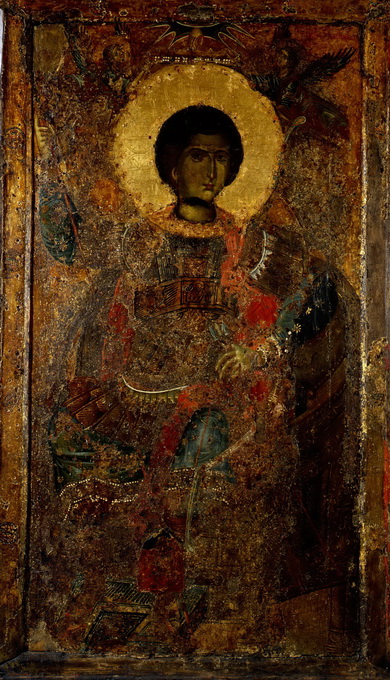 Чудотворный образ св. Георгия Победоносца из монатсыря Ксенофонт