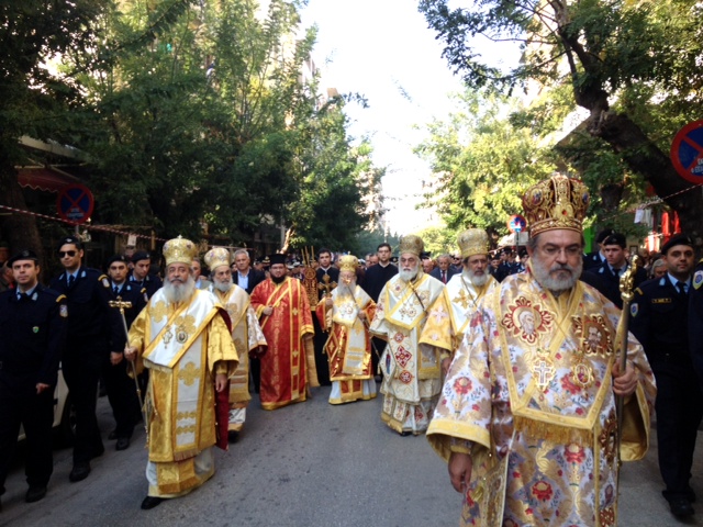 Крестный ход в Салониках