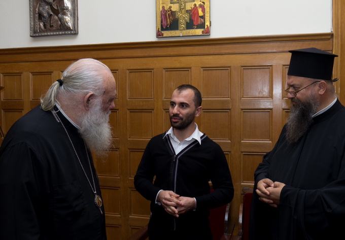 Архиепископ Афинский и всея Греции Иероним и Яннис Ппападопулос