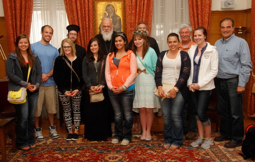 Сеуденты из США в гостях у архиепископа Иеронима