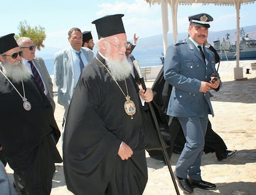 Вселенский Патриарх прибыл на остров Гидра