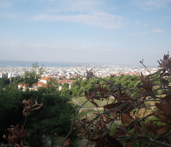 Панорама города Салоники